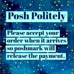 Please be a polite posher! 🙏🏻